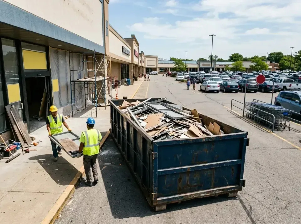 retail-store-renovation-debris-003 — frequently asked questions, Roll-off Dumpster Rentals in Stafford Courthouse, VA